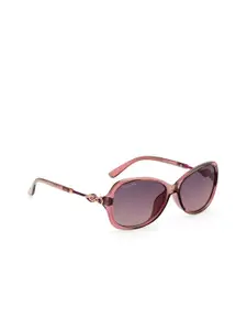 ROYAL SON Women Grey Lens & Purple Butterfly Sunglasses - CHIWM00118-C4