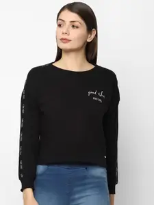 Allen Solly Woman Women Black Sweatshirt