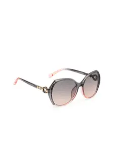 ROYAL SON Women Grey Lens & Pink Butterfly UV Protected Sunglasses CHIWM00116-C3