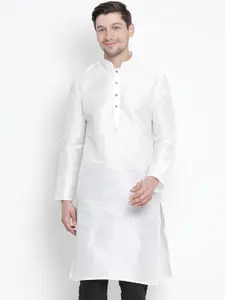VASTRAMAY Men White Kurta