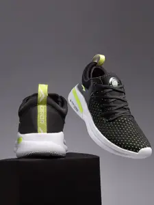 ASIAN Men Black Mesh Running Sports Shoes