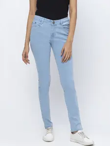 ZOLA Cotton Slim Fit Lightweight Mid-Rise Denim Jeans