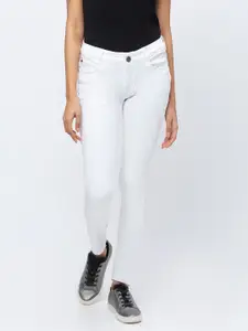 ZOLA Cotton Lightweight Mid-Rise Slim Fit Denim Jeans