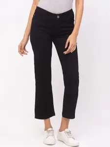 ZOLA Cotton Straight Fit Cropped Length Lightweight Jeans