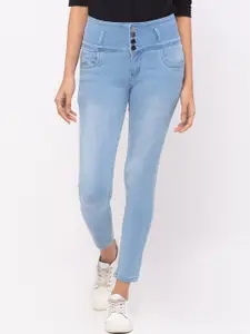 ZOLA Women Pure Denim Skinny Fit Ankle Length Lightweight Jeans