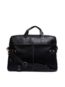 Bagsy Malone Unisex Black Textured 15 Inch Laptop Bag