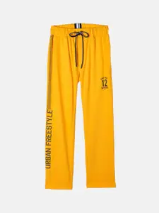 Monte Carlo Monte Carlo Boys Mustard Yellow Solid Track Pants