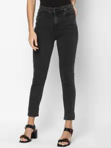 Allen Solly Woman Women Black Skinny Fit Stretchable Jeans