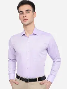 METAL Men Purple Slim Fit Formal Shirt