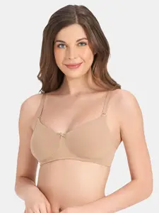 Amante Solid Non Padded Wirefree All Day Comfort Super Support Bra BRA78101