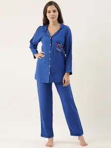Bannos Swagger Women Blue Night suit