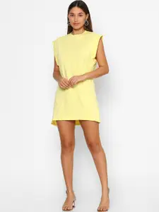 FOREVER 21 Yellow A-Line Mini Dress