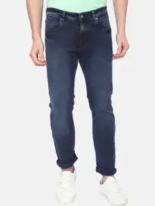 Oxemberg Men Blue Clean Look Mid-Rise Slim Fit  Jeans