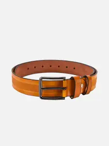 BuckleUp Men Tan Brown Leather Belt