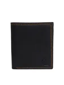 Kara Men Black Solid Two Fold Wallet