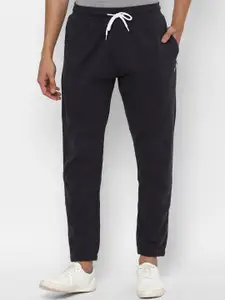 Allen Solly Men Black Slim-Fit Track Pants