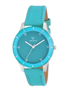 Walrus Women Beige Brass Dial & Beige Straps Analogue Watch