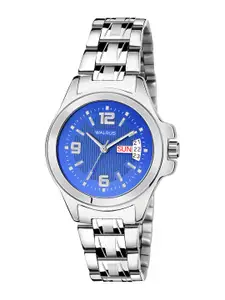 Walrus Women Blue Dial & Silver Toned Bracelet Style Analogue Watch WWTW-INC-II-030707