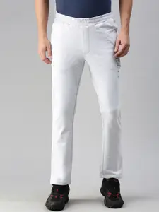 Wildcraft Men White Solid Track Pants