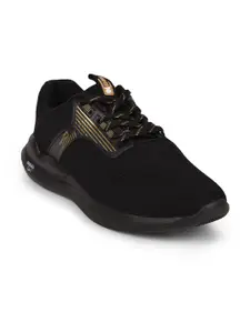 Liberty Men Black Running Non-Marking Sports Shoes