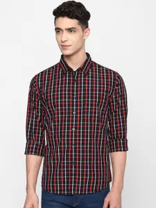 FOREVER 21 Men Black Checked Pure Cotton Casual Shirt