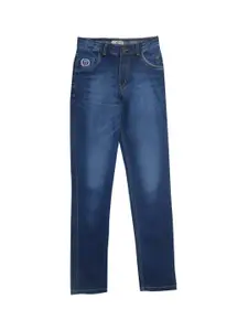 Gini and Jony Boys Blue Slim Fit Light Fade Jeans