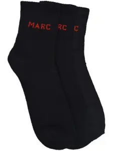 MARC Men Pack Of 3 Assorted Above Ankle-Length Towel Cushioned Cotton Socks