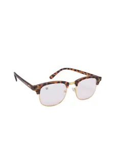 Walrus Men Clear Lens & Brown Browline Sunglasses WSGM-MCHL-III-010626