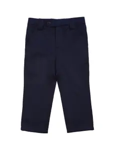Allen Solly Junior Boys Navy Blue Slim Fit Chinos Trousers