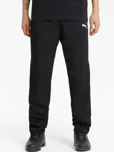 Puma Men Black Solid Active Woven Sustainable Track Pants