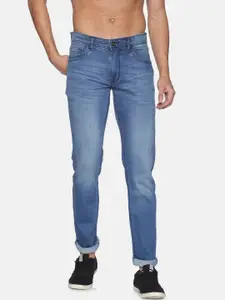 IVOC Men Blue Slim Fit Light Fade Stretchable Jeans