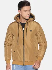 Campus Sutra Men Mustard Sporty Jacket