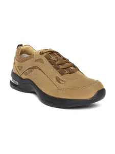 Red Chief Men Brown Leather Casual Shoes