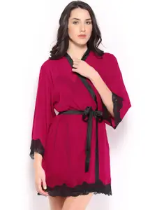Amante Pink Luxury Robe SGLU02