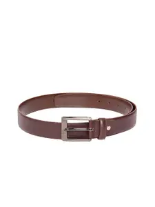 Pacific Gold Men Brown Leather Belt