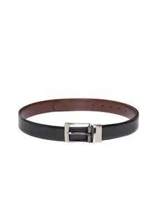 Pacific Gold Men Black & Brown Reversible Leather Belt