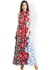 Kazo Multicoloured Floral Print Maxi Dress