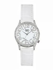 GIO COLLECTION Women White Dial Watch G0030-01