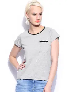 Miss Chase Women Grey Top