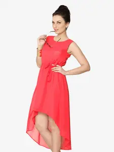 Miss Chase Pink A-Line Dress