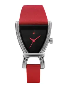 Fastrack Women Black Dial Watch 6095SL03
