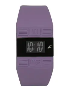 Fastrack Women Purple LCD Digital Watch 68004PP02J