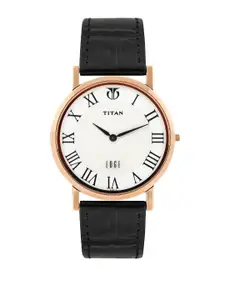 Titan Edge Men White Dial Watch
