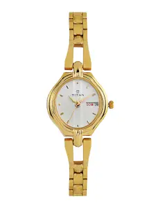 Titan Women White Dial Watch NE2345YM01