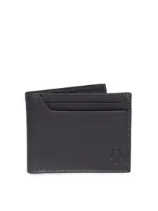 WildHorn Men Charcoal Grey Leather Wallet