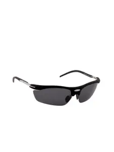 Fastrack Men Polarized Sporty Wrap Sunglasses
