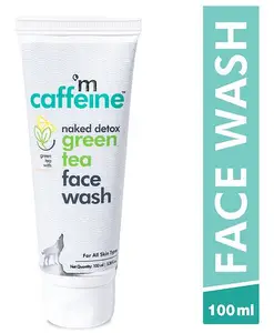 mCaffeine Naked Detox Dirt Removal Green Tea Face Wash - 100 ml