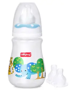 Babyhug Anti-Colic Feeding Bottle 150ml & 2pcs Nipples Fast Flow