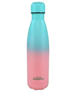Smily Kiddos Stainless Steel Water Bottle Matte Teal Pink - 500 ml