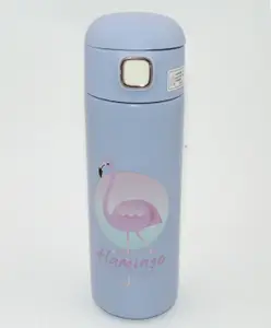 SANJARY 304 Stainless Steel Unicorn Print Water Bottle - 420 ml